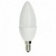 1 Lampe LED C37 E14 220V 5W Blanc Froid 6500K
