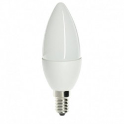 1 Lampe LED C37 E14 220V 5W Blanc Froid 6500K
